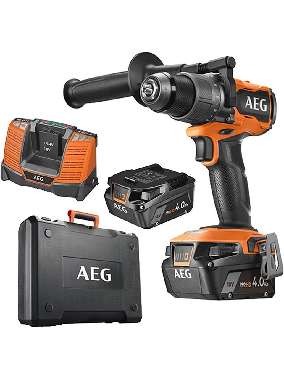 AEG BS 18C3BL-402C Şarjlı Matkap Kömürsüz 18V 4Ah