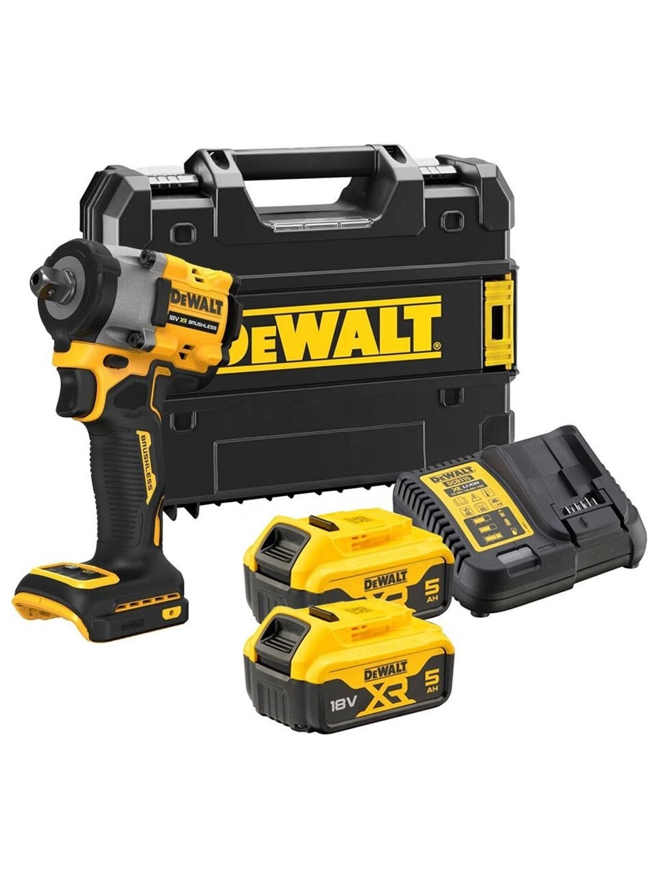Dewalt DCF922P2T 18V 5.0AH Li-Ion Kömürsüz Çift Akülü Somun Sıkma