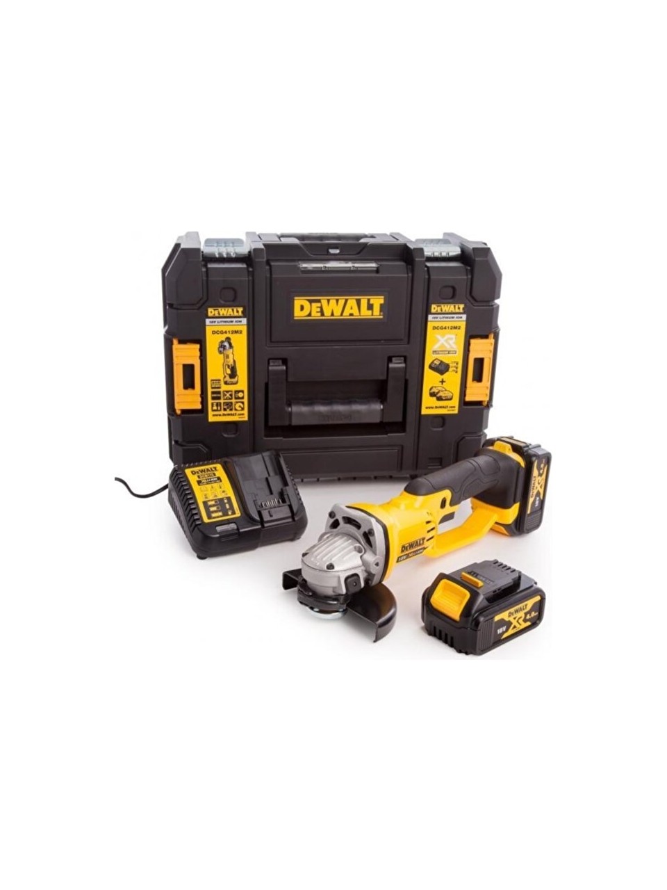 Dewalt DCG412M2 125 mm 18V 4.0AH Akülü Avuç Taşlama Makinesi