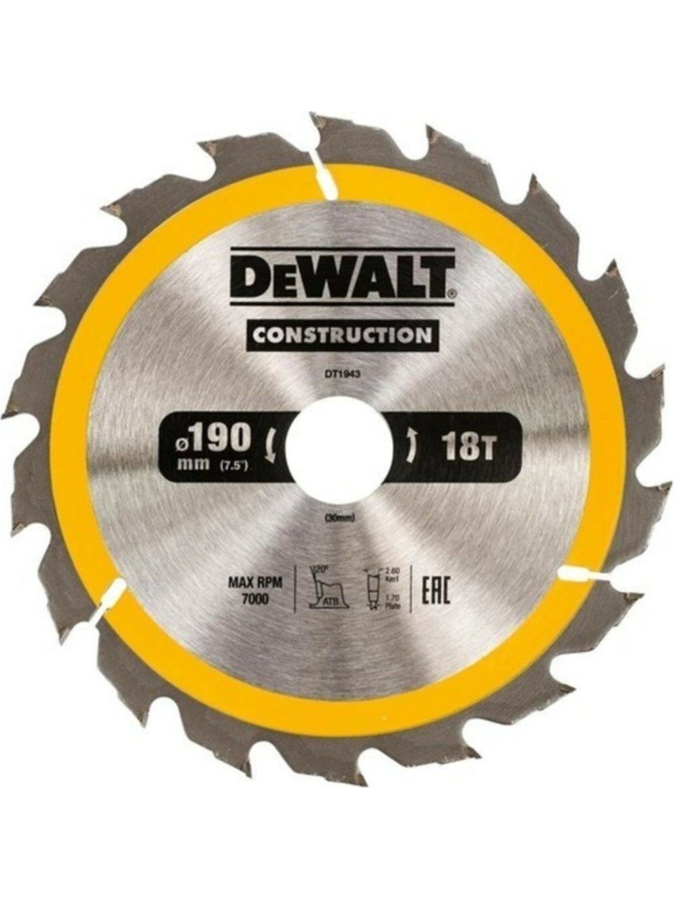 Dewalt DT1943 Elmas Testere, Metalik