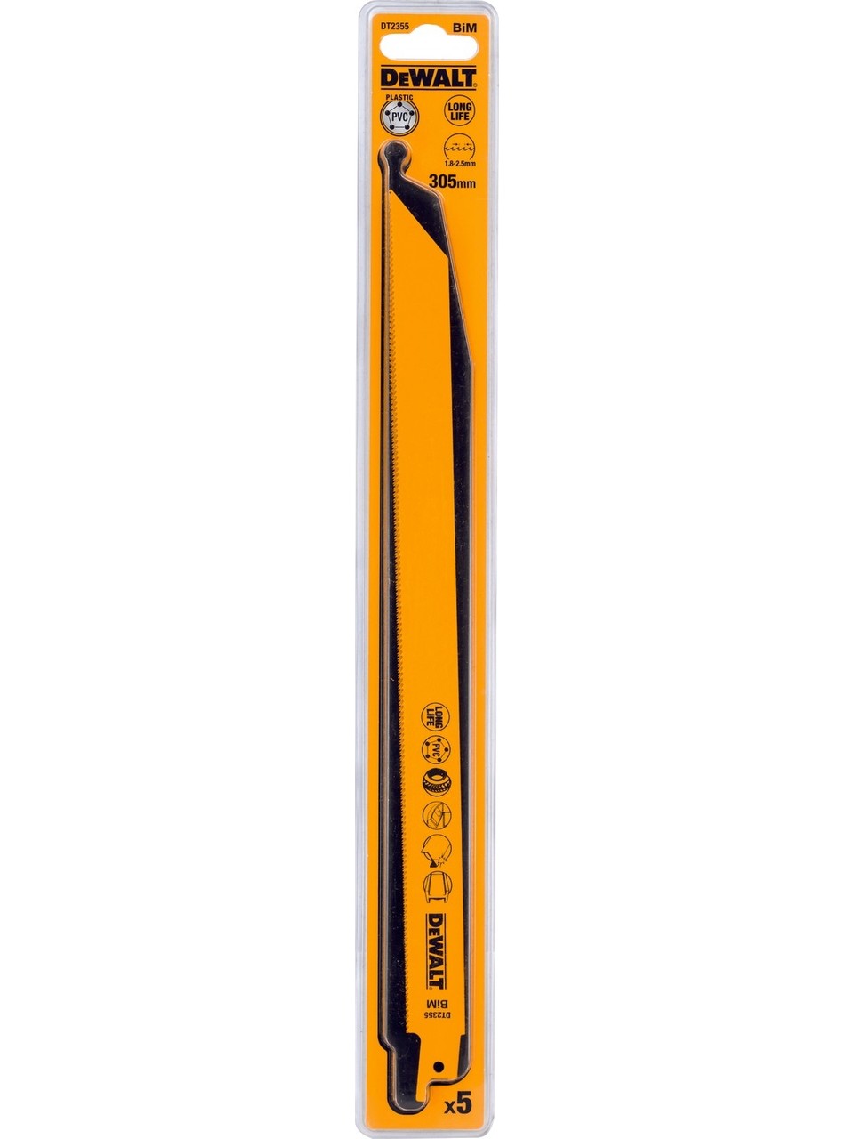Dewalt DT2355 Tilki Kuyruğu Testere Bıçağı Plastik , Boru 5AD.