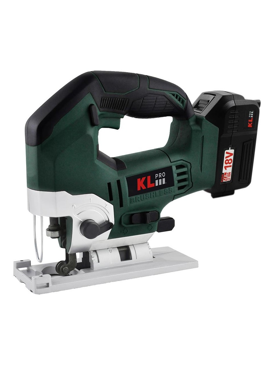 KL Pro KLDT18B-50 18VOLT/5.0 Ah Li-Ion Çift Akülü Kömürsüz Profesyonel Dekupaj Testere