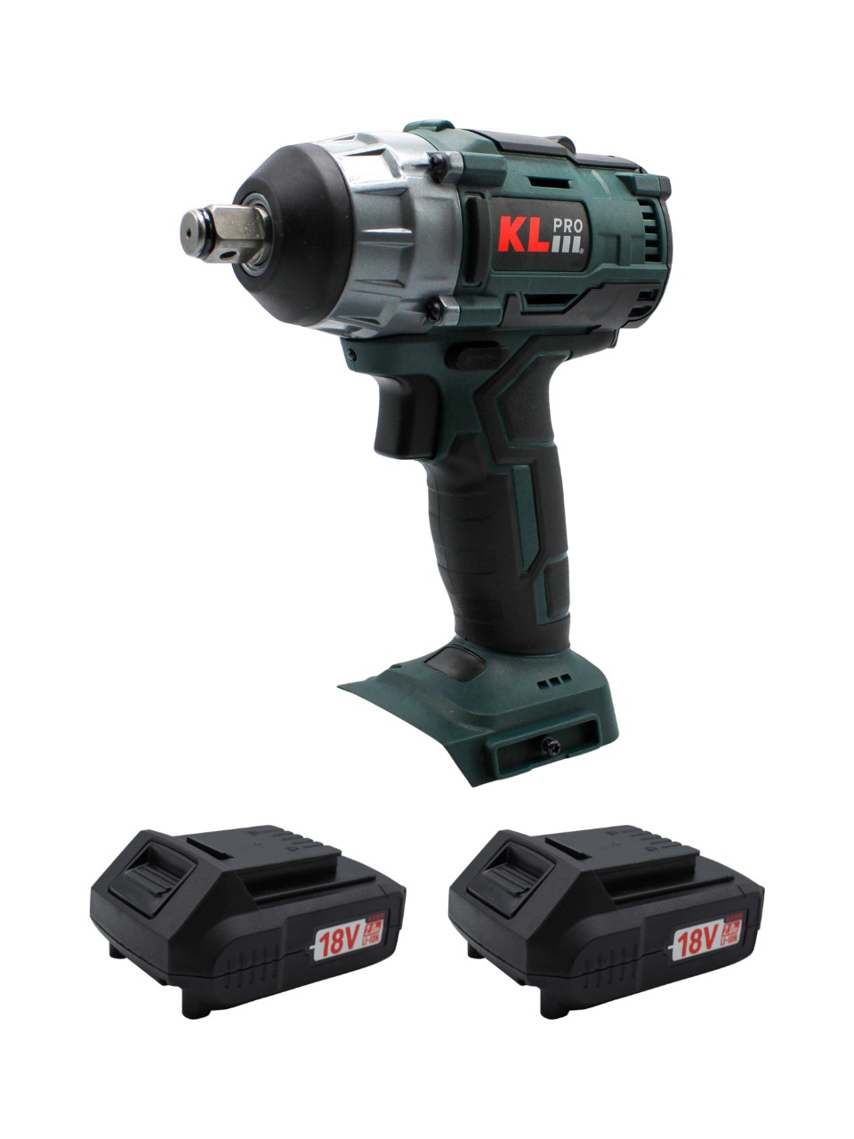 KL Pro KLSS18B-20 18VOLT/2.0AH Li-Ion Çift Akülü Kömürsüz Şarjlı Somun Sıkma Makinesi
