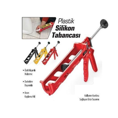 Sgs Plastik Kırmızı Silikon Tabancası