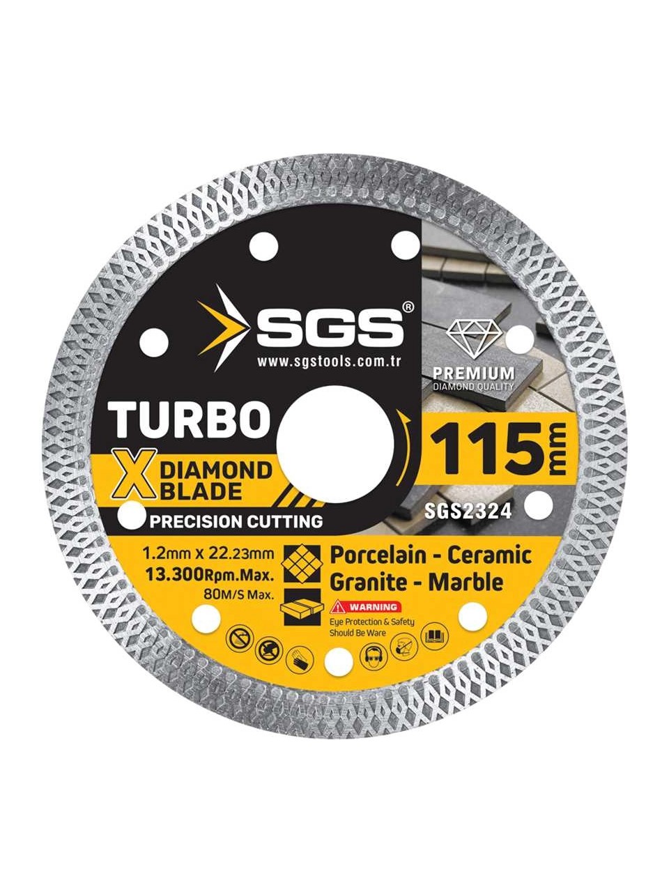 Sgs Turbo Elmas Hassas Kesici (115*1,2 Mm)